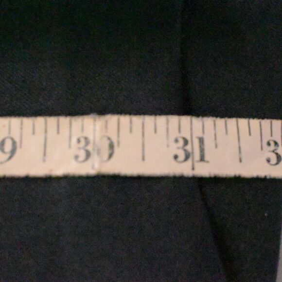 VTG JCPenney Comfort Slacks Mens 42x31 Navy Blue High Rise Dress Pants Trousers - Picture 6 of 6